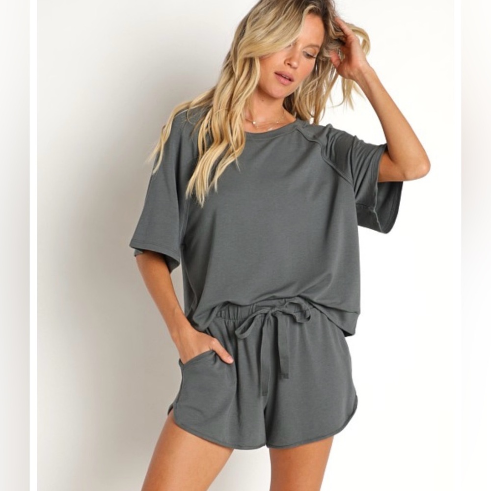 Eberjey Slate Gray Lounge Set